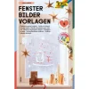 New folia Fensterbilder Vorlagen "Cosy Winter"