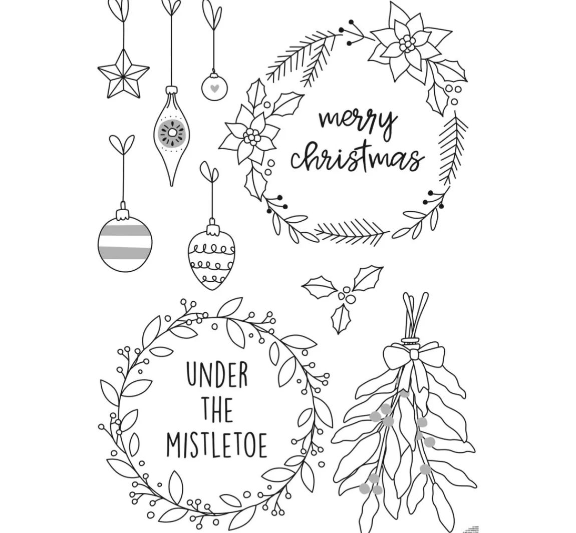 New folia Fensterbilder Vorlagen "Cosy Winter"