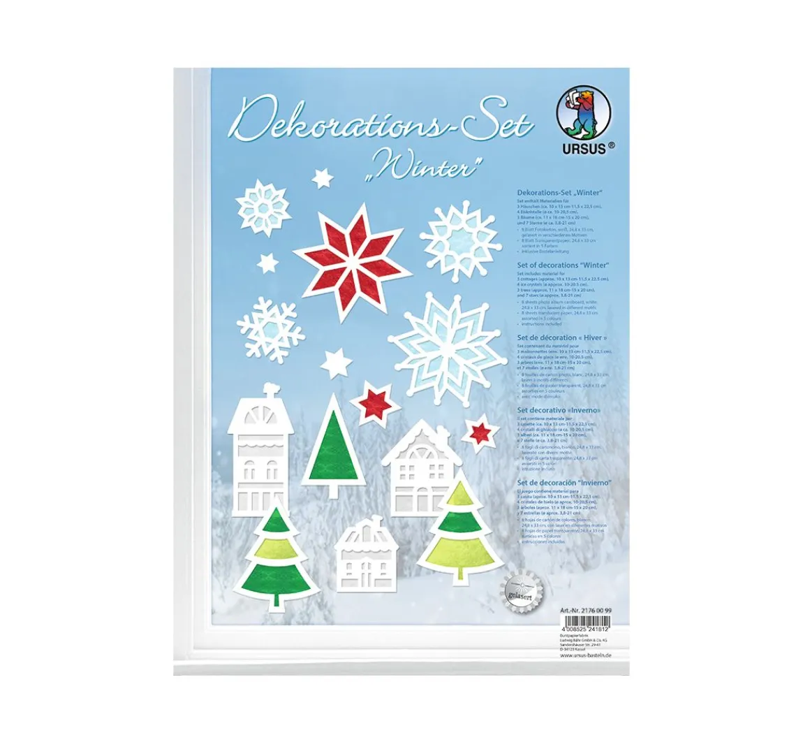 Clearance URSUS Fensterbilder "Winterzeit"