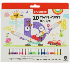 Best Bruynzeel Filzstifte "Twin Point", 20tlg.