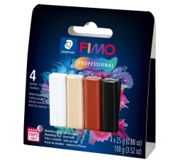 FIMO Professional Materialpackung, 4 Farben