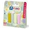 Online FIMO soft Materialpackung "Pastell and Botanical", 4 Farben