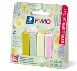 Online FIMO soft Materialpackung "Pastell and Botanical", 4 Farben