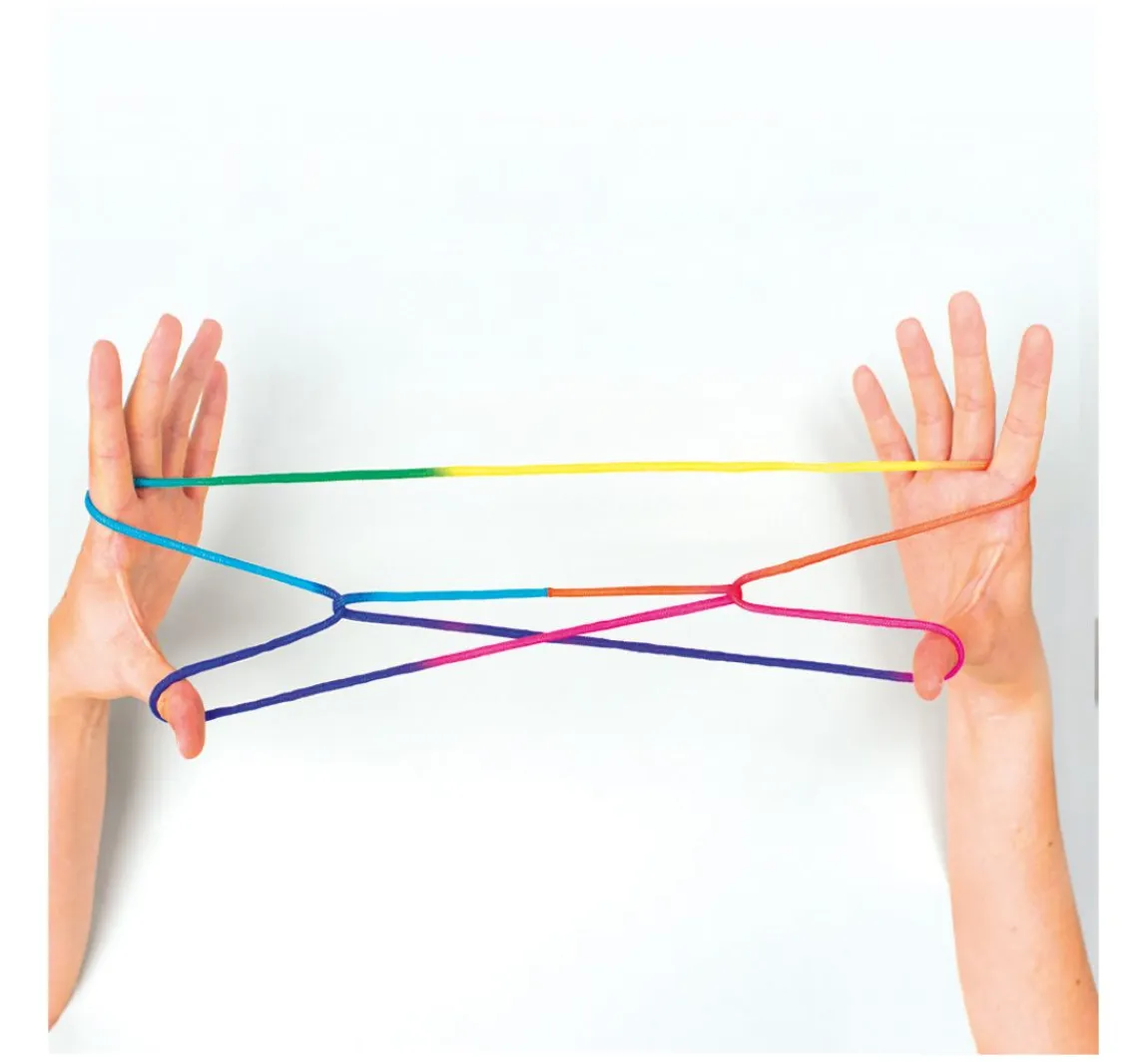 Outlet folia Finger Twist, Regenbogen