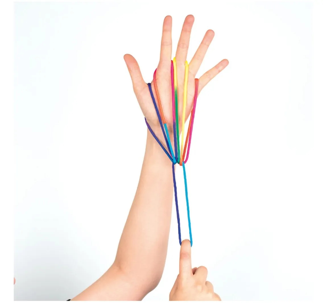 Outlet folia Finger Twist, Regenbogen