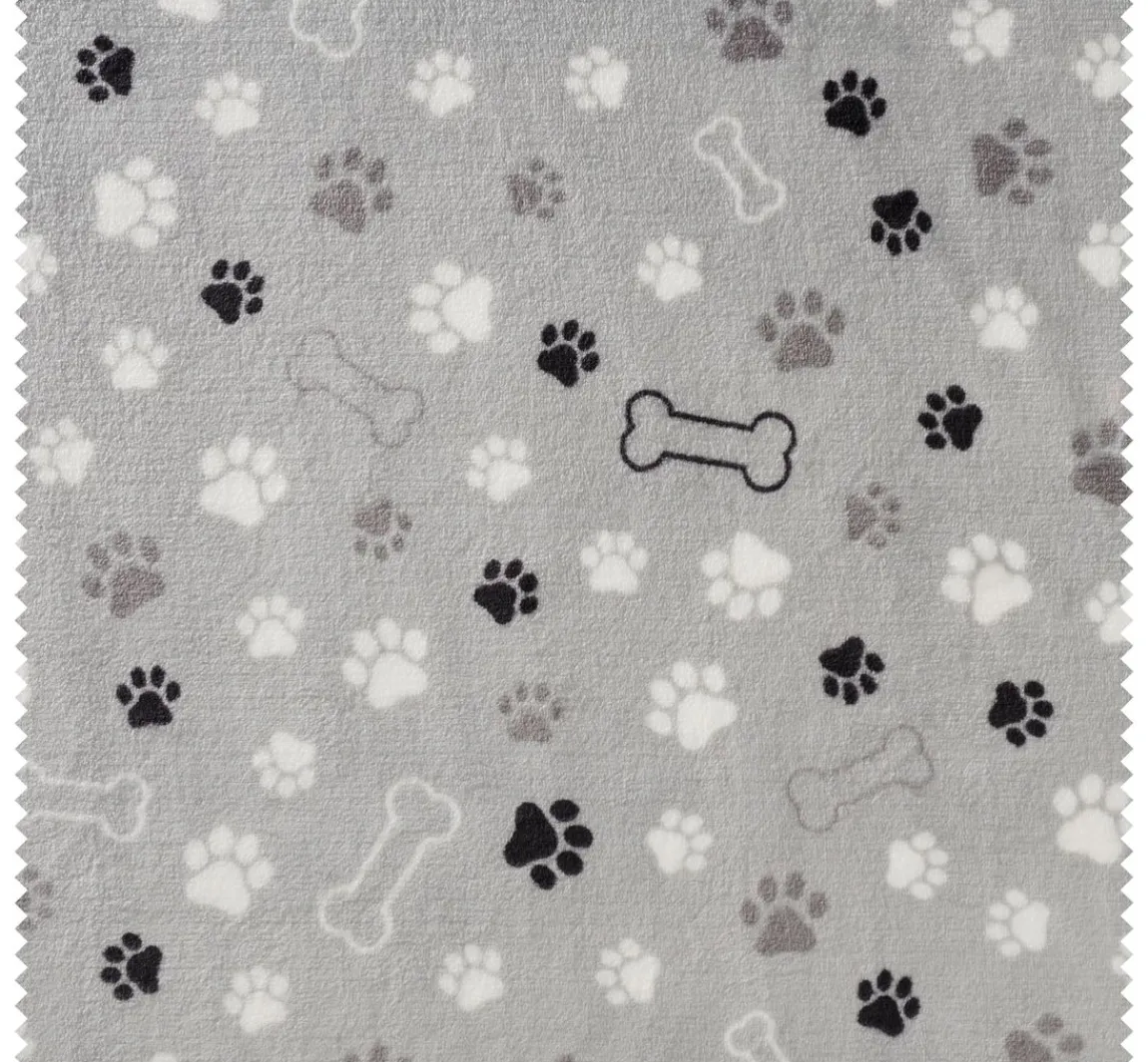 VBS Marktplatz Fleece-Stoff "Pfoten und Knochen"