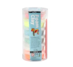 Outlet creativ company Foam Clay "Glitter", sortiert, 6 x 14 g