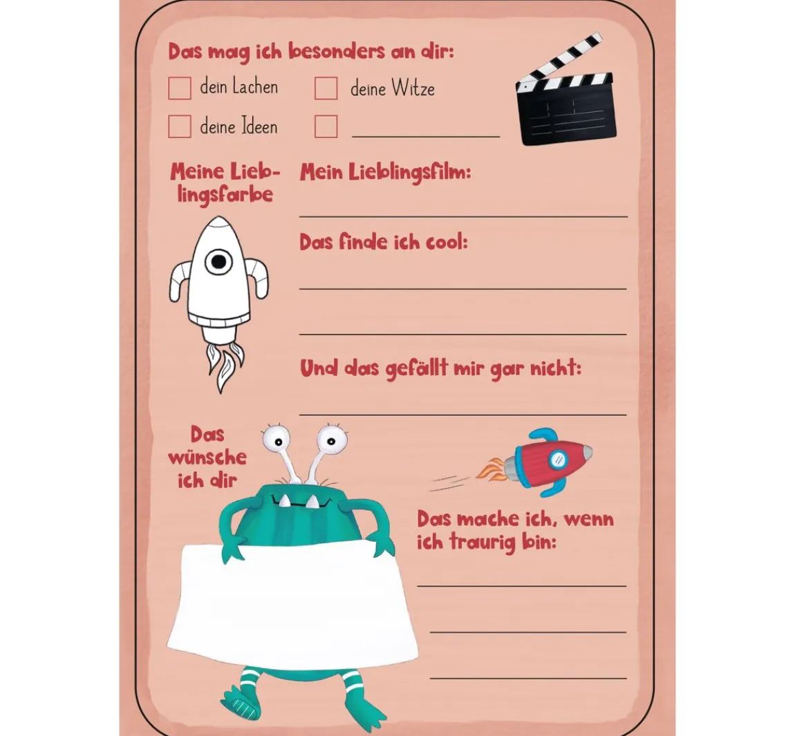 Hot Topp Freundebuch "Meine monstermäßigen Freunde"