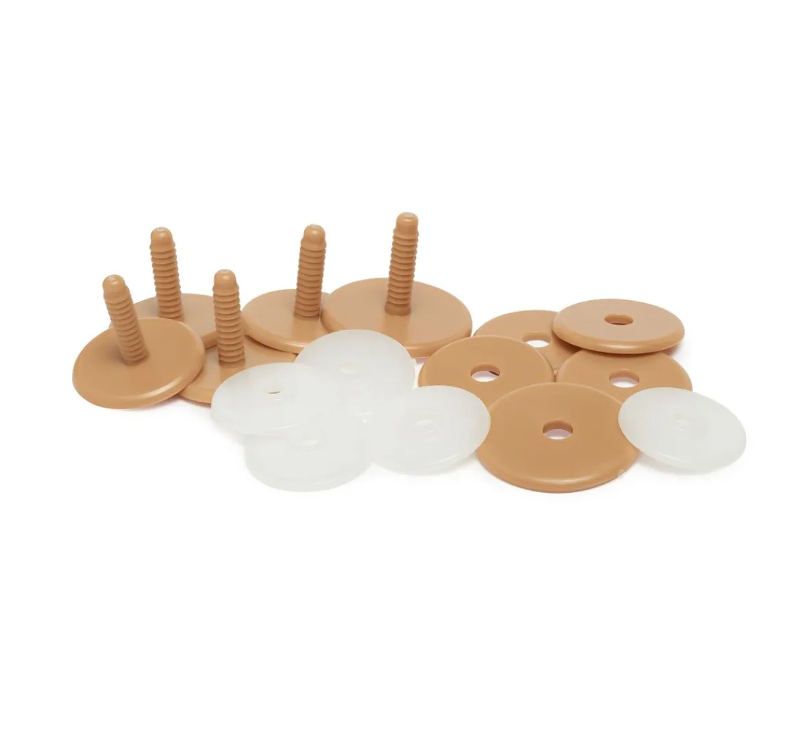 Clearance GLOREX Gelenkscheiben-Set für Bären, 4 x 30 mm, 1 x 35 mm