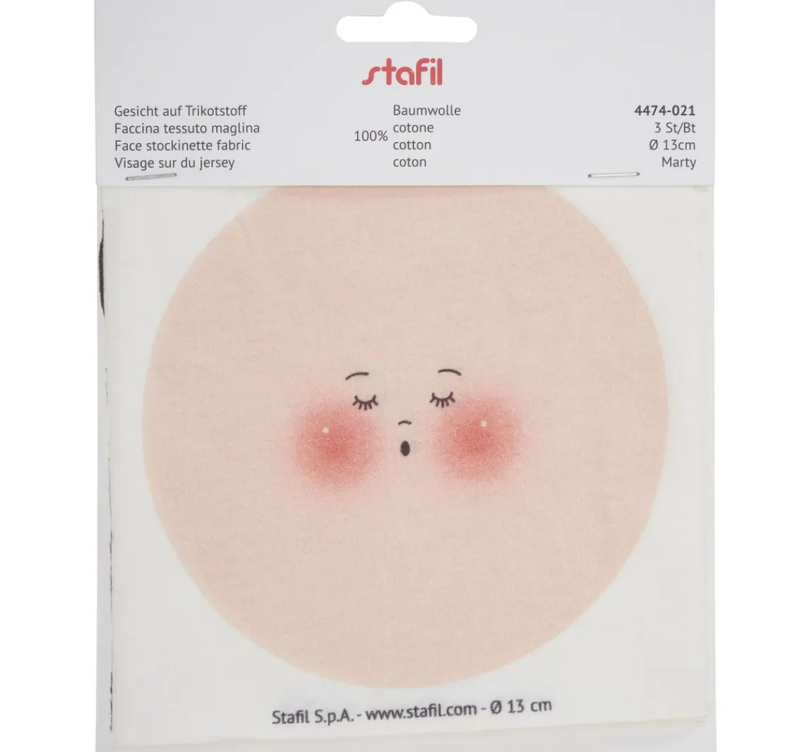 Discount stafil Gesicht auf Trikotstoff "Marty"