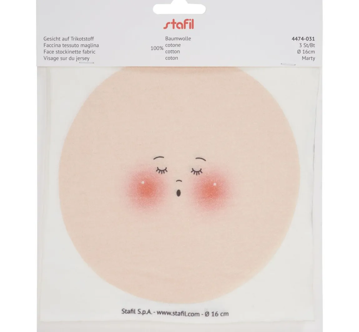 Discount stafil Gesicht auf Trikotstoff "Marty"