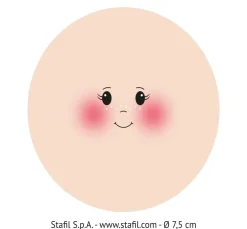Hot stafil Gesicht auf Trikotstoff "Stefy"