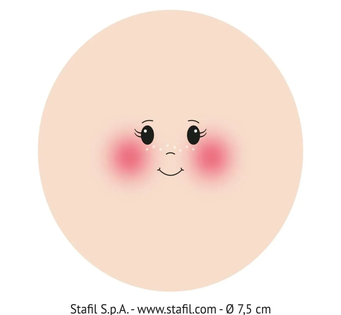 Hot stafil Gesicht auf Trikotstoff "Stefy"