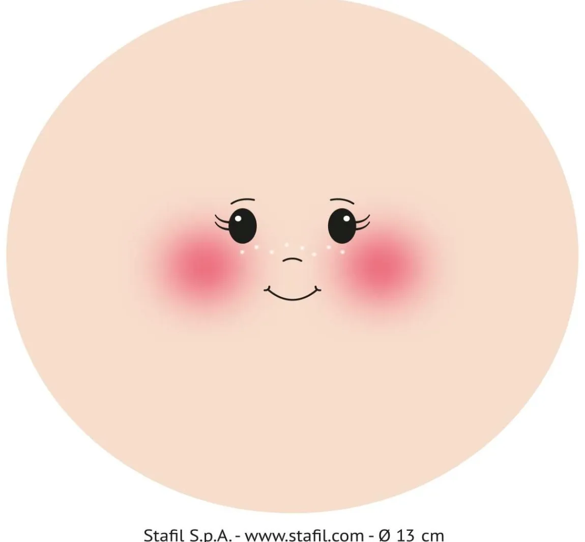 Hot stafil Gesicht auf Trikotstoff "Stefy"
