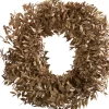 Discount Othmar Decorations Getrockneter Ruscuskranz "Gold Wash"