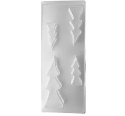 Hot Rayher Gießform "4 Tannenbäume", ca. 8-16 cm
