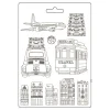 Sale Stamperia Gießform "Art of Travelling", Transports