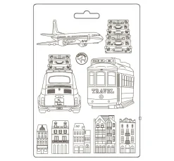 Sale Stamperia Gießform "Art of Travelling", Transports