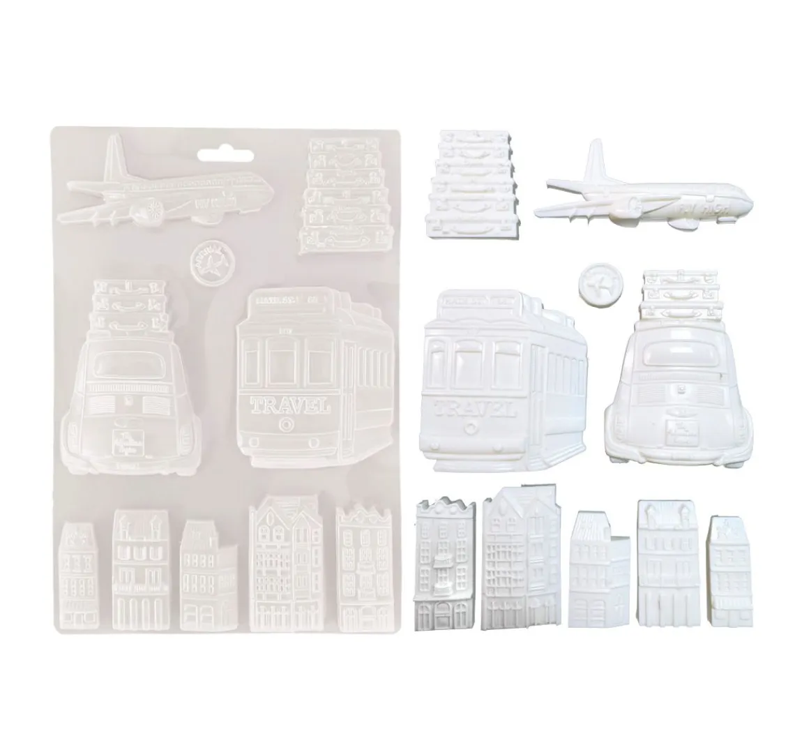Sale Stamperia Gießform "Art of Travelling", Transports