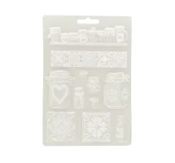 Online Stamperia Gießform "Golden Harmony - Pots"