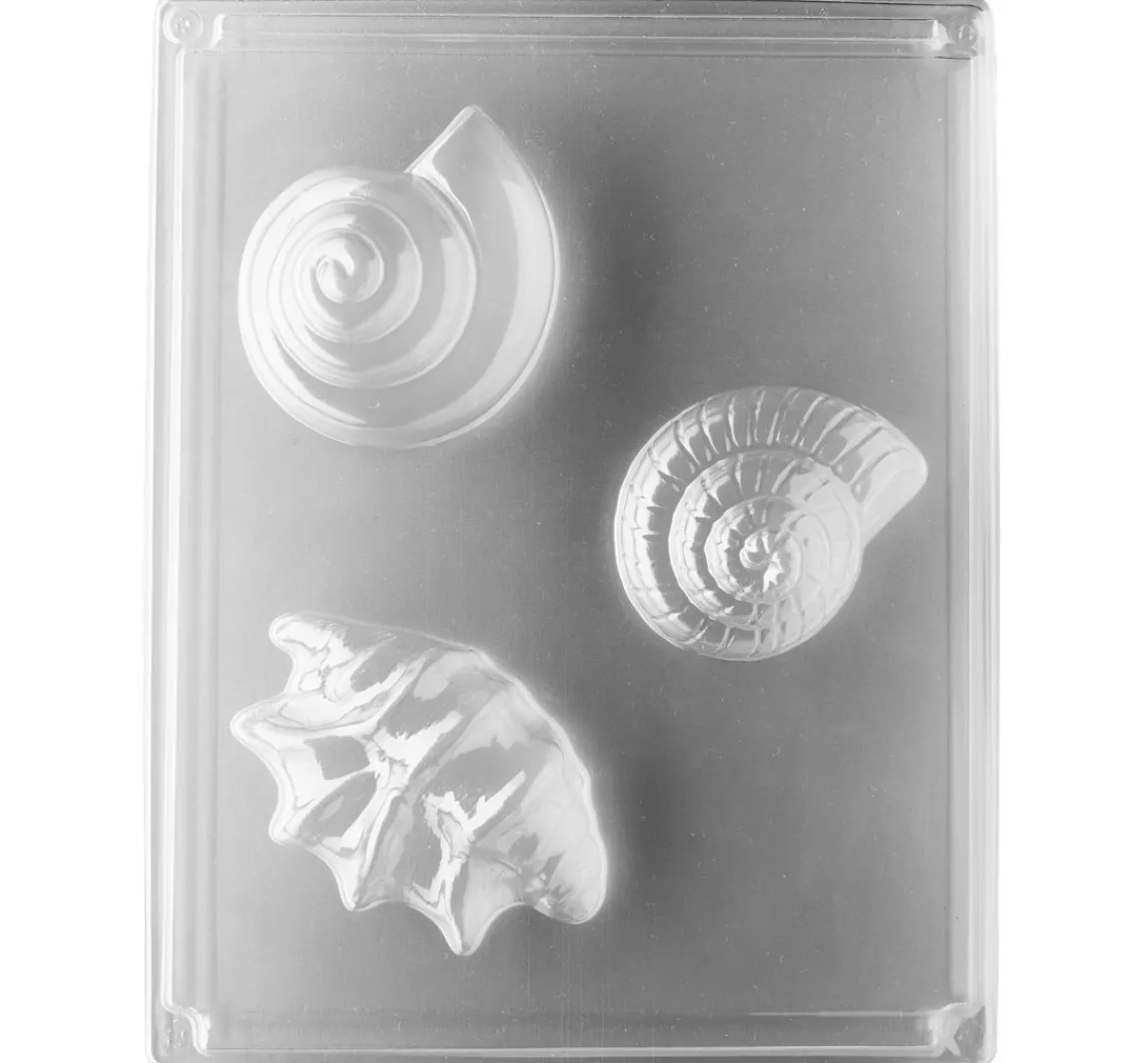 Clearance GLOREX Gießform "Muschel-Trio"