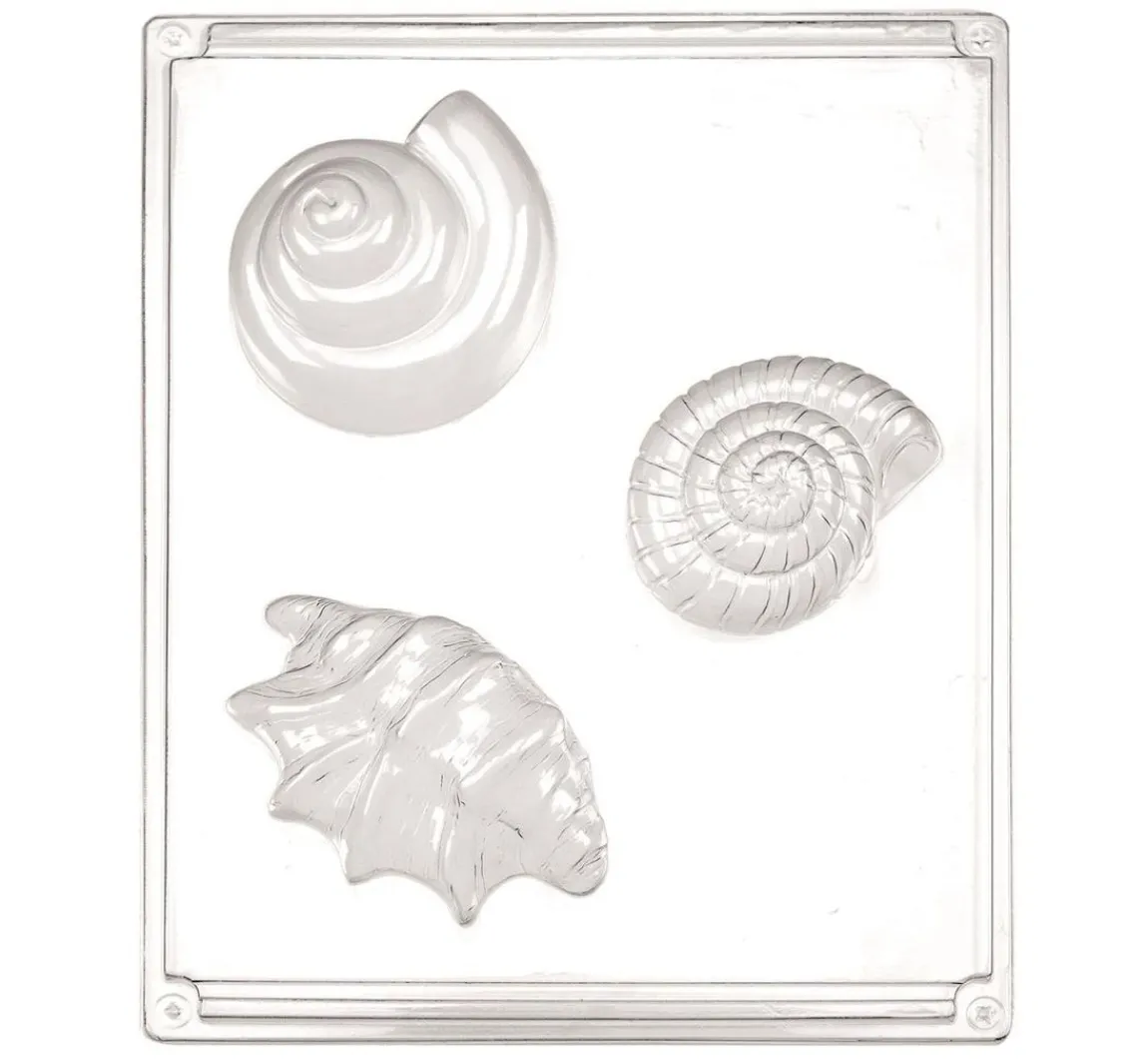 Clearance GLOREX Gießform "Muschel-Trio"