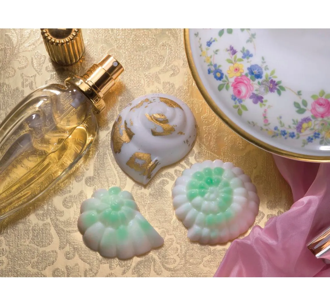 Clearance GLOREX Gießform "Muschel-Trio"
