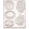 Discount GLOREX Gießform "Ornamente"