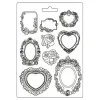 Sale Stamperia Gießform "Precious - Bilderrahmen Rosen"