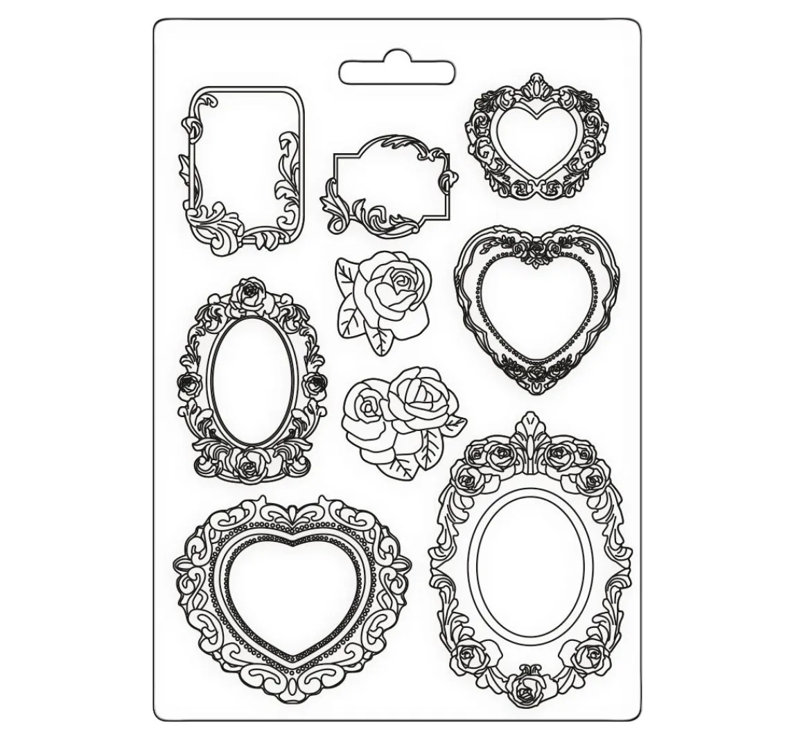 Sale Stamperia Gießform "Precious - Bilderrahmen Rosen"
