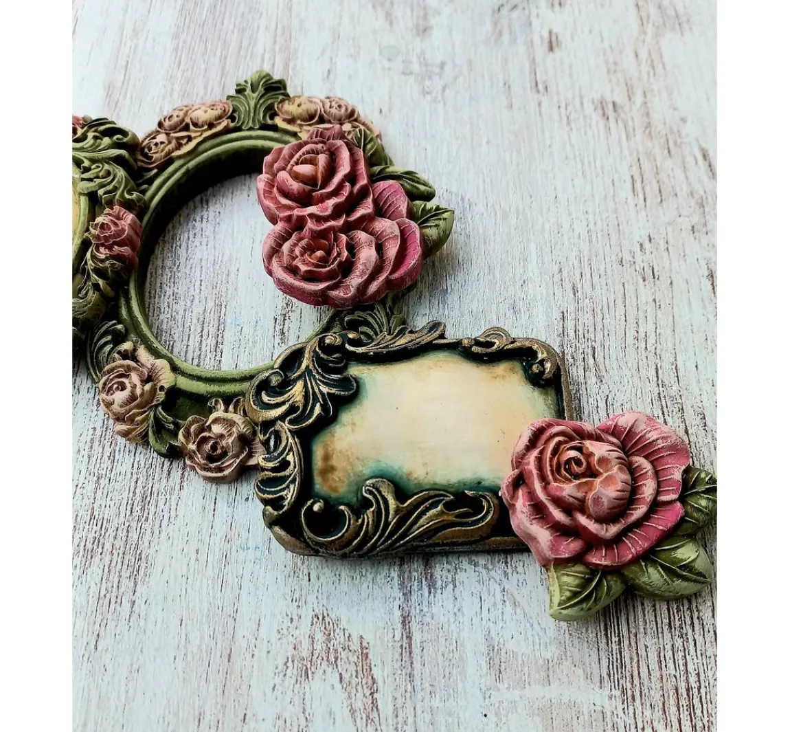 Sale Stamperia Gießform "Precious - Bilderrahmen Rosen"