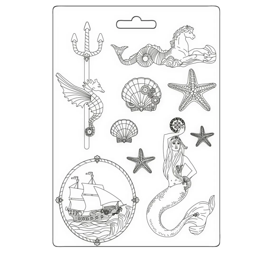 Sale Stamperia Gießform "Songs of the Sea - Mermaid"