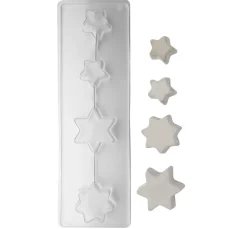 Sale Rayher Gießform "Sterne", 4 Motive