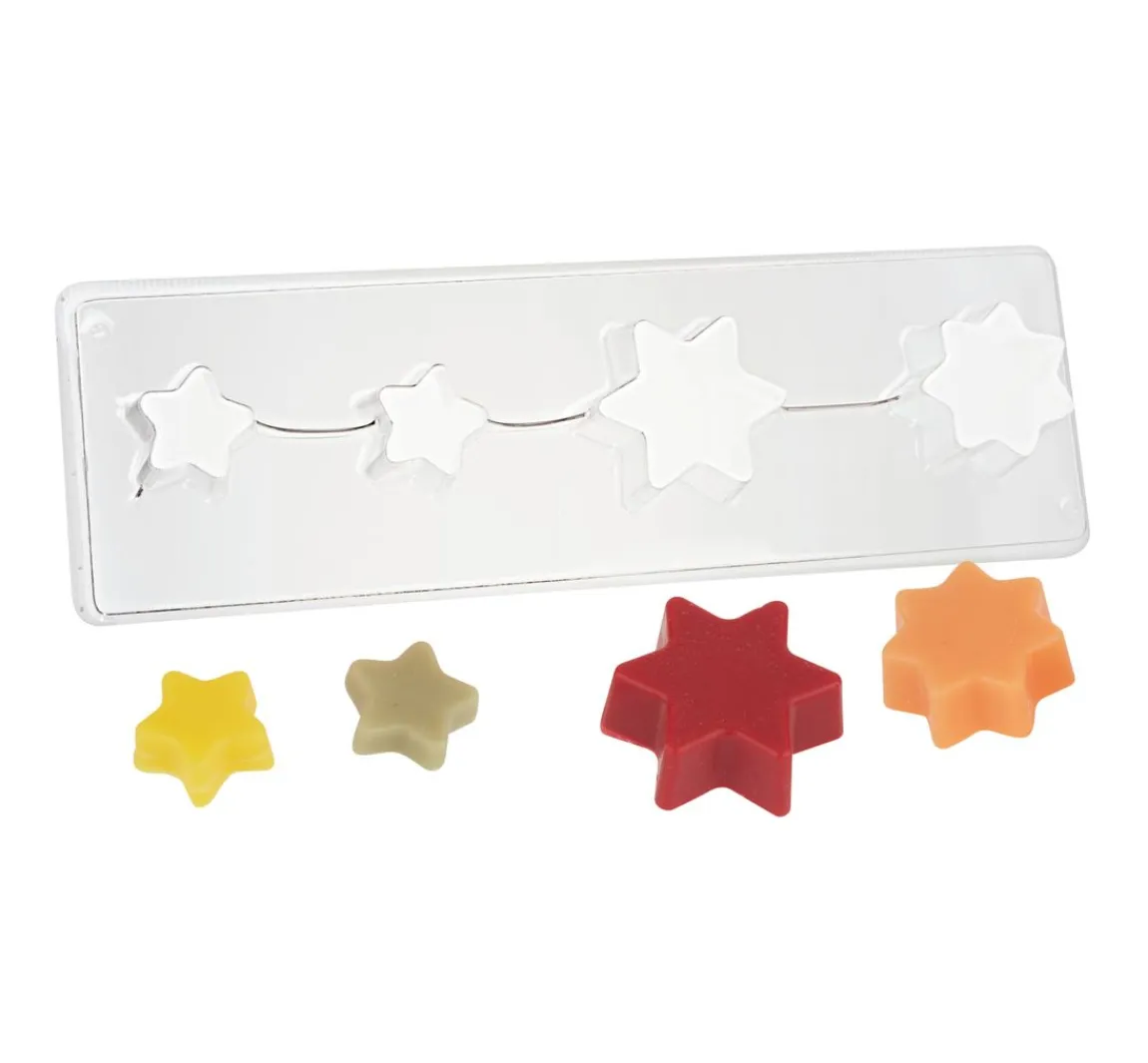Sale Rayher Gießform "Sterne", 4 Motive