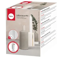 New Rayher Gießform "Vase geriffelt"