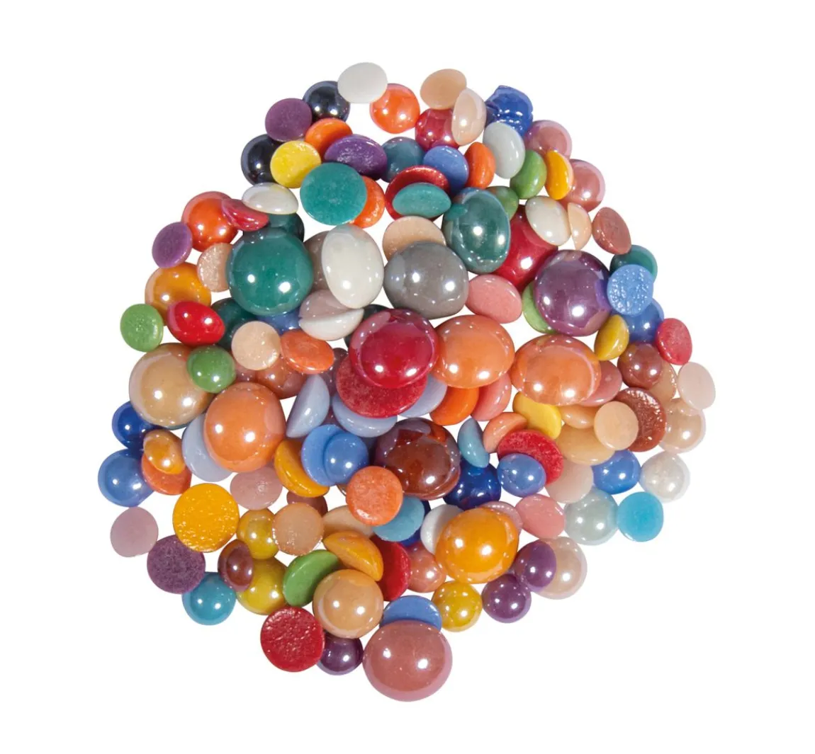 New Rayher Glas-Mosaiksteine "Diamond", Bunter Mix, ca. 180 g