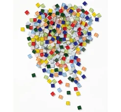 Outlet folia Glas-Mosaiksteine Mix, farbig sortiert