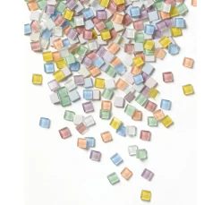 Outlet folia Glas-Mosaiksteine Mix, farbig sortiert