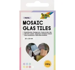 Outlet folia Glas-Mosaiksteine Mix, farbig sortiert