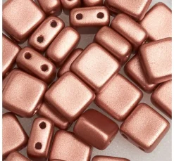 New PRACHT Glasperle "Quadratisch", 35 Stück