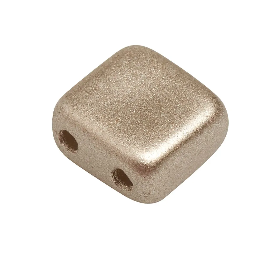 New PRACHT Glasperle "Quadratisch", 35 Stück