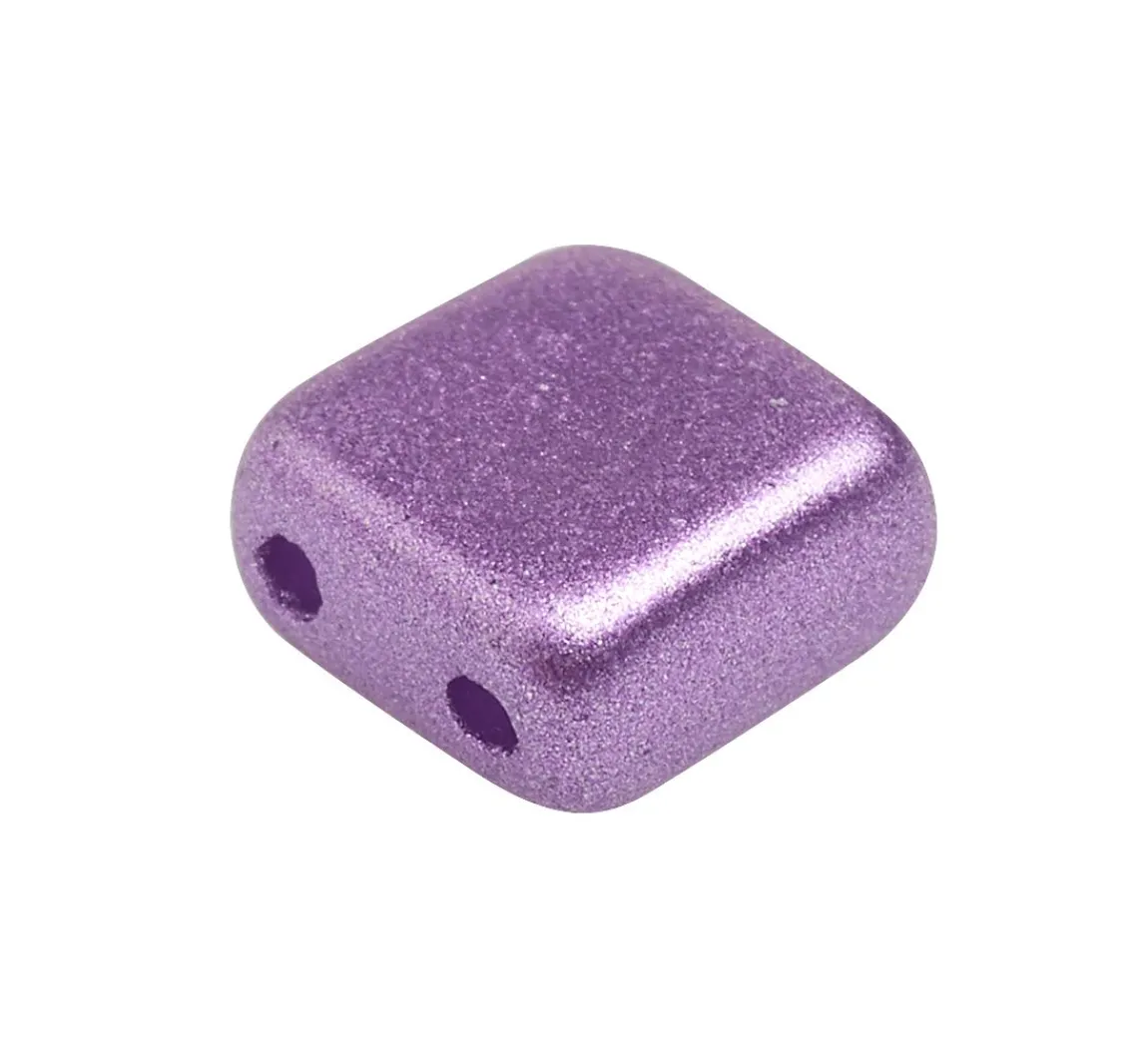 New PRACHT Glasperle "Quadratisch", 35 Stück