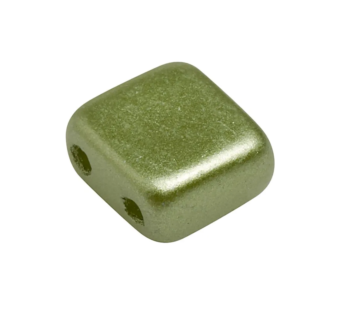 New PRACHT Glasperle "Quadratisch", 35 Stück