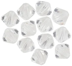 Clearance PRACHT Glasschliffglitzerperlen, 6 mm
