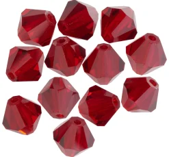 Clearance PRACHT Glasschliffglitzerperlen, 6 mm
