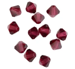 Clearance PRACHT Glasschliffglitzerperlen, 6 mm