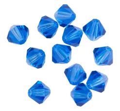 Clearance PRACHT Glasschliffglitzerperlen, 6 mm