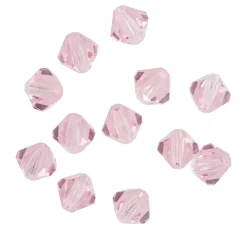 Clearance PRACHT Glasschliffglitzerperlen, 6 mm