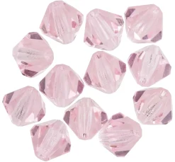 Clearance PRACHT Glasschliffglitzerperlen, 6 mm
