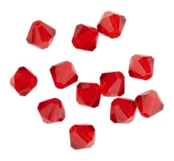 Clearance PRACHT Glasschliffglitzerperlen, 6 mm